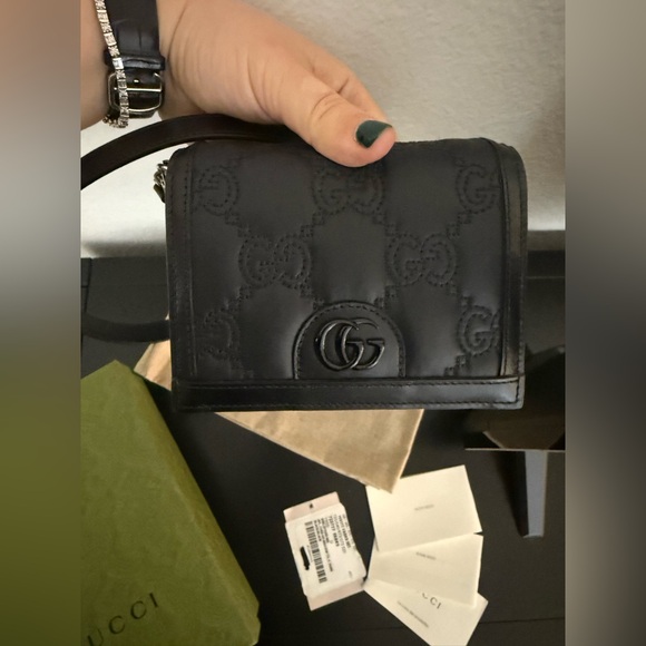 Gucci GG Matellase Mini Messenger Bag, NWT - Picture 6 of 13